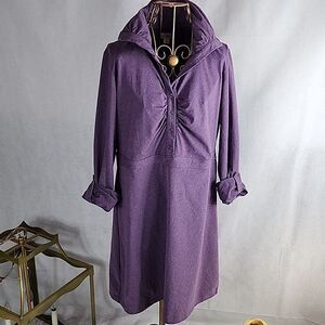 TEHAMA Size M Purple Heather Dress